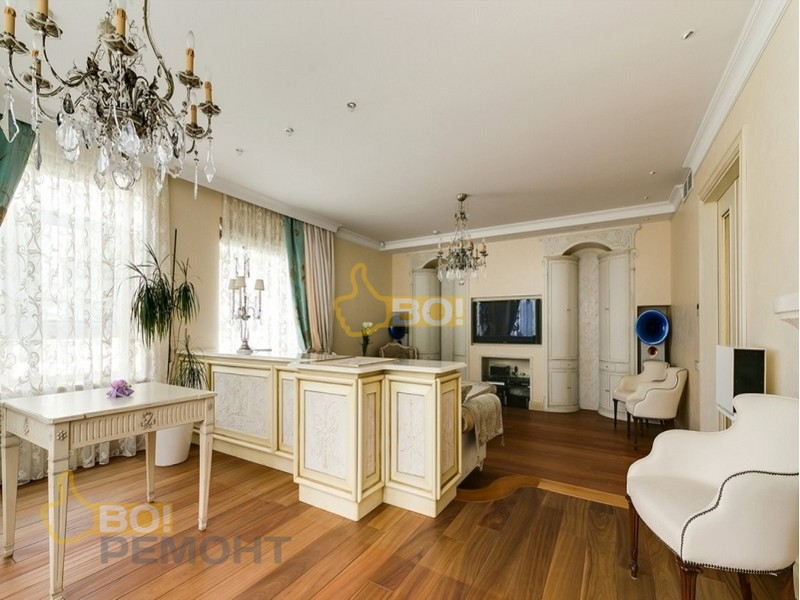 Дизайнерский ремонт квартиры 300 м2-102